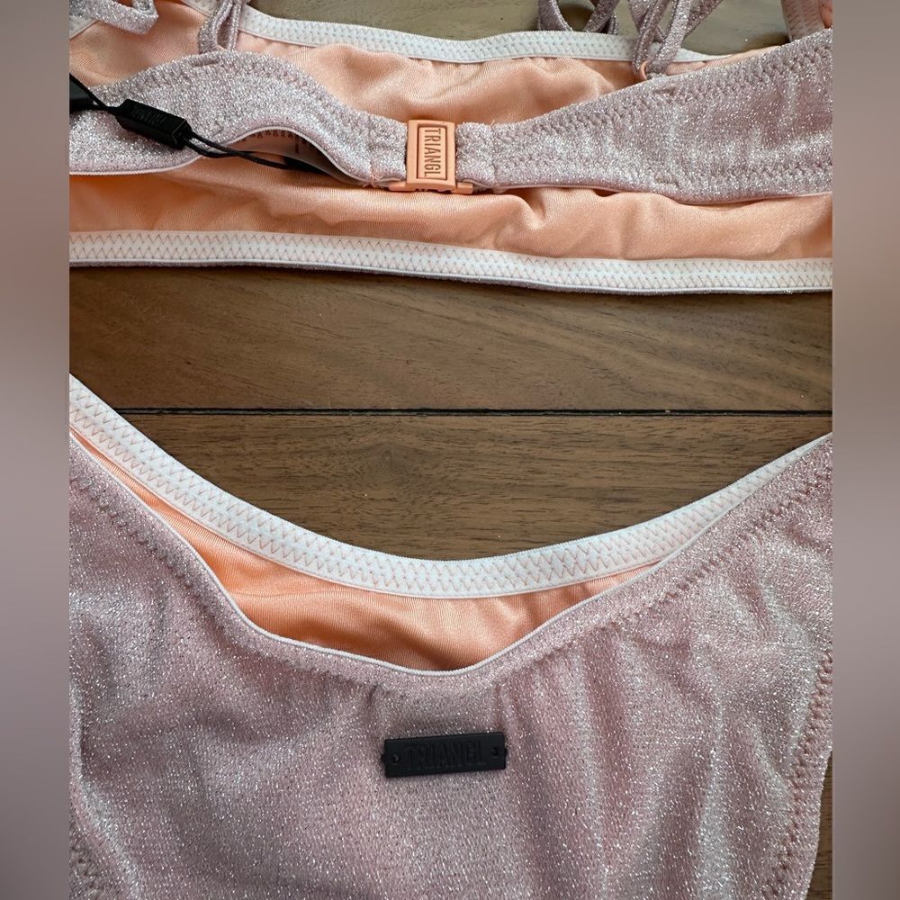 TRIANGL MICA NORMAL BLUSH BIKINI NO BAG NEW WITH TAGS - Picture 8 of 13